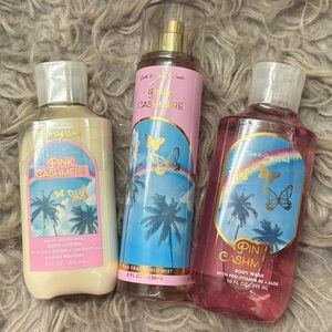 BBW PINK CASHMERE SET NWT